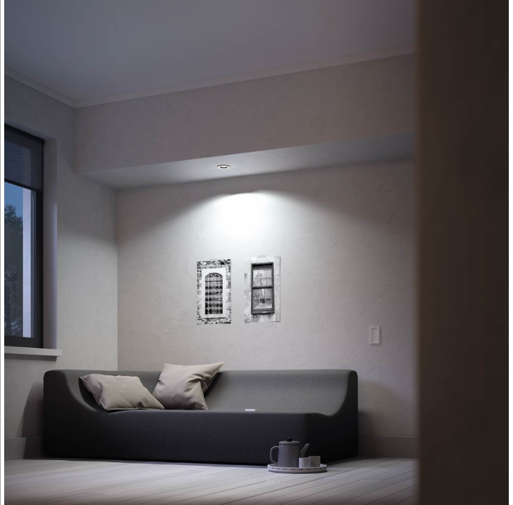 Philips Hue Milliskin Built-in Spotlight Round - White