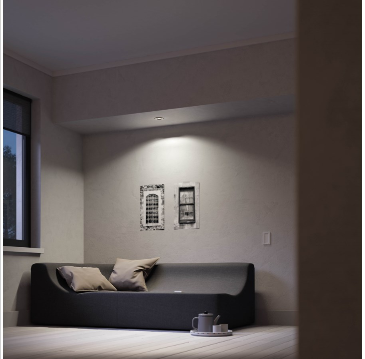 Philips Hue Milliskin Built-in Spotlight Round - White