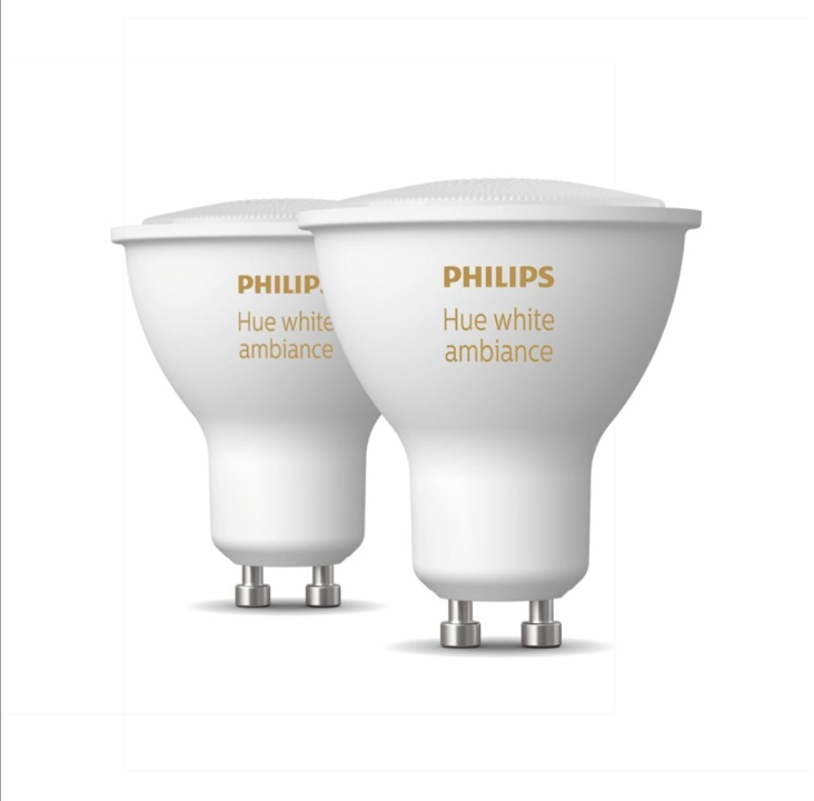 Philips Hue White Ambiance Gu10 Spotlight - 2-Pack