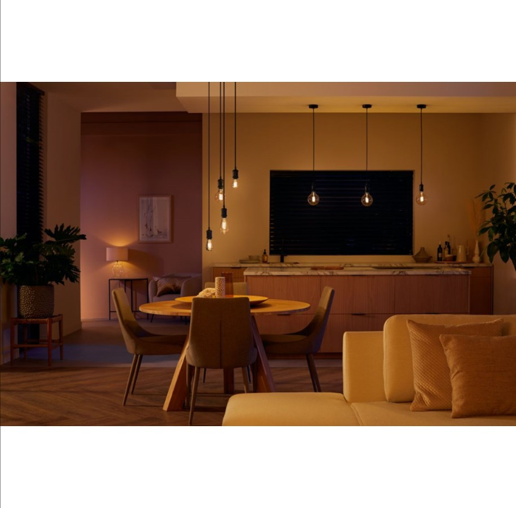 Philips Hue White Ambiance Filament G125 E27 Large Globe - 1-Pack