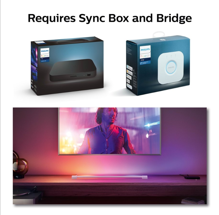 Philips Hue Play Gradient Light Tube Compact - White