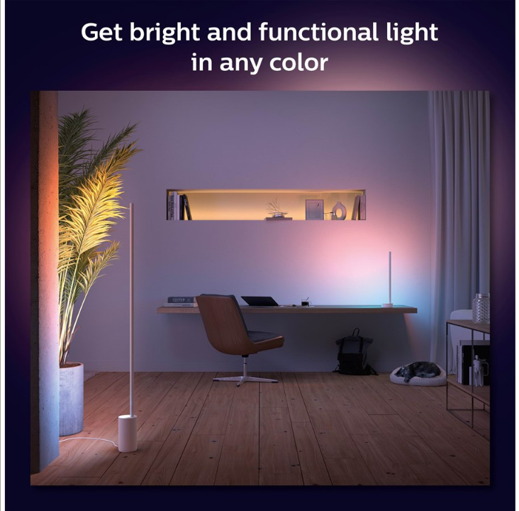 Philips Hue Gradient Signe More Colored Table Lamp - White