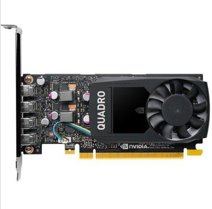 PNY Quadro P1000 - 4GB GDDR5 RAM - Graphics card