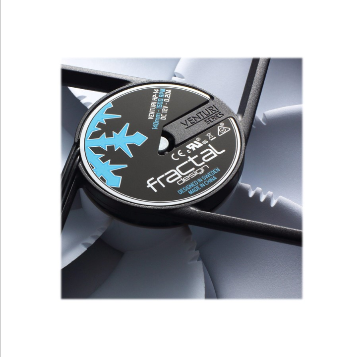 Fractal Design Venturi Series HP-14 PWM - Chassis fan - 140mm - White