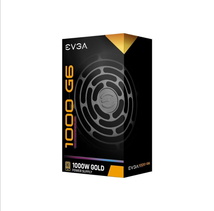 باور سبلاى EVGA SuperNOVA 1000 G6 - 1000 وات - 135 ملم - شهادة 80 بلس الذهبية