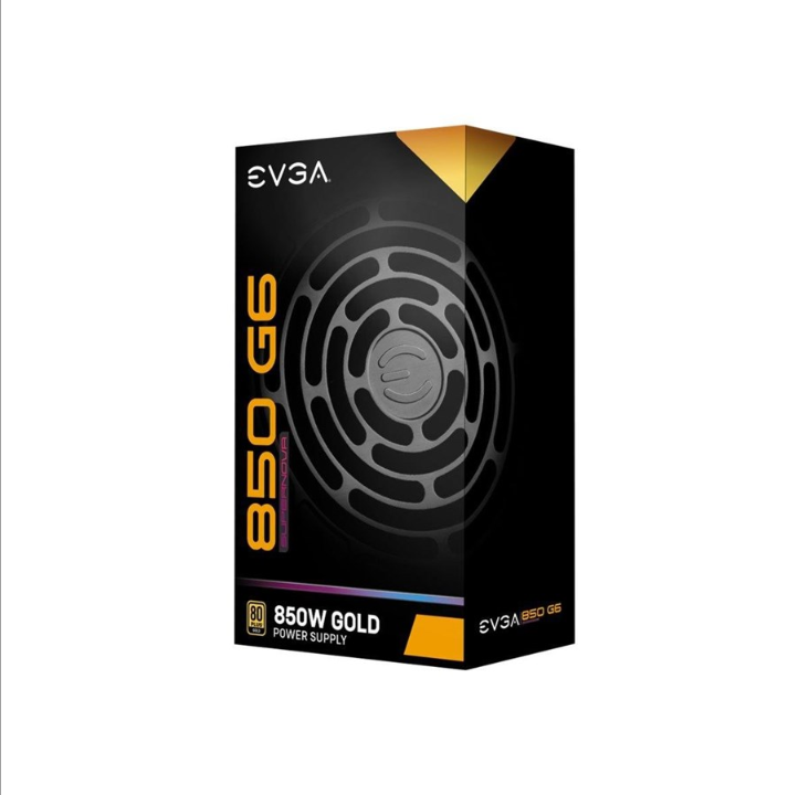 EVGA SuperNOVA 850 G6 power supply - 850 Watt - 135 mm - 80 Plus Gold certificate