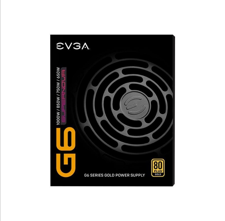 EVGA SuperNOVA 850 G6 power supply - 850 Watt - 135 mm - 80 Plus Gold certificate
