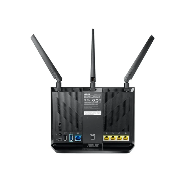ASUS RT-AC2900 Dual Band WiFi Gaming Router prioritize game traffic by Gear Accelerator - Wireless router Wi-Fi 5