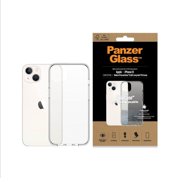 PanzerGlass 苹果 iPhone 13 抗菌透明保护壳