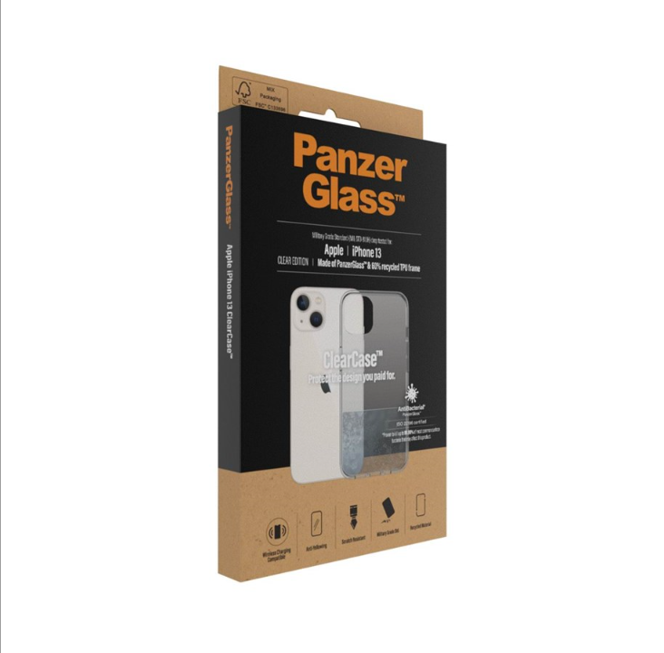PanzerGlass 苹果 iPhone 13 抗菌透明保护壳
