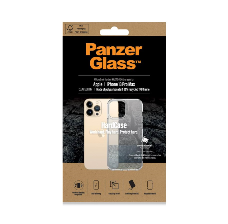 PanzerGlass 硬壳苹果 iPhone 13 Pro Max |清除