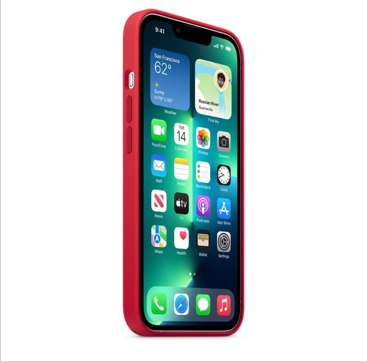 Apple iPhone 13 Pro Silicone Case with MagSafe â (PRODUCT)RED