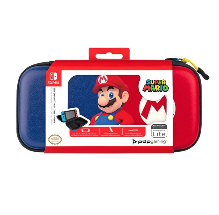 PDP Slim Deluxe Travel Case - MARIO - Bag - Nintendo Switch