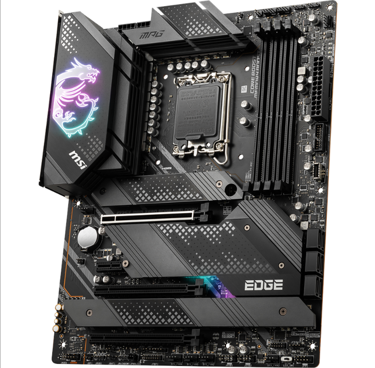 MSI MPG Z690 EDGE WIFI DDR4 Motherboard - Intel Z690 - Intel LGA1700 socket - DDR4 RAM - ATX
