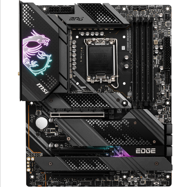 MSI MPG Z690 EDGE WIFI DDR4 Motherboard - Intel Z690 - Intel LGA1700 socket - DDR4 RAM - ATX