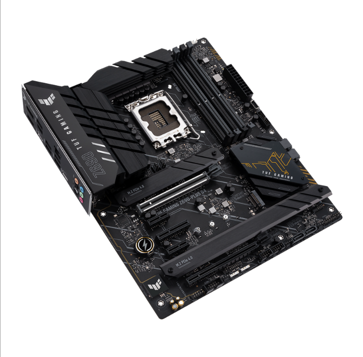 ASUS TUF GAMING Z690-PLUS D4 Motherboard - Intel Z690 - Intel LGA1700 socket - DDR4 RAM - ATX