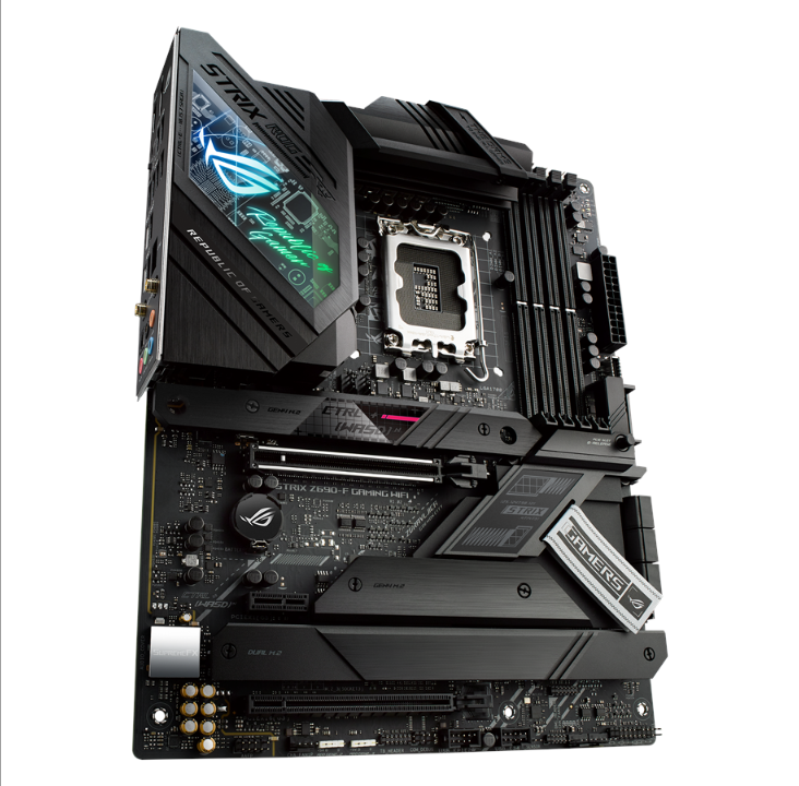 ASUS ROG STRIX Z690-F GAMING WIFI Motherboard - Intel Z690 - Intel LGA1700 socket - DDR5 RAM - ATX