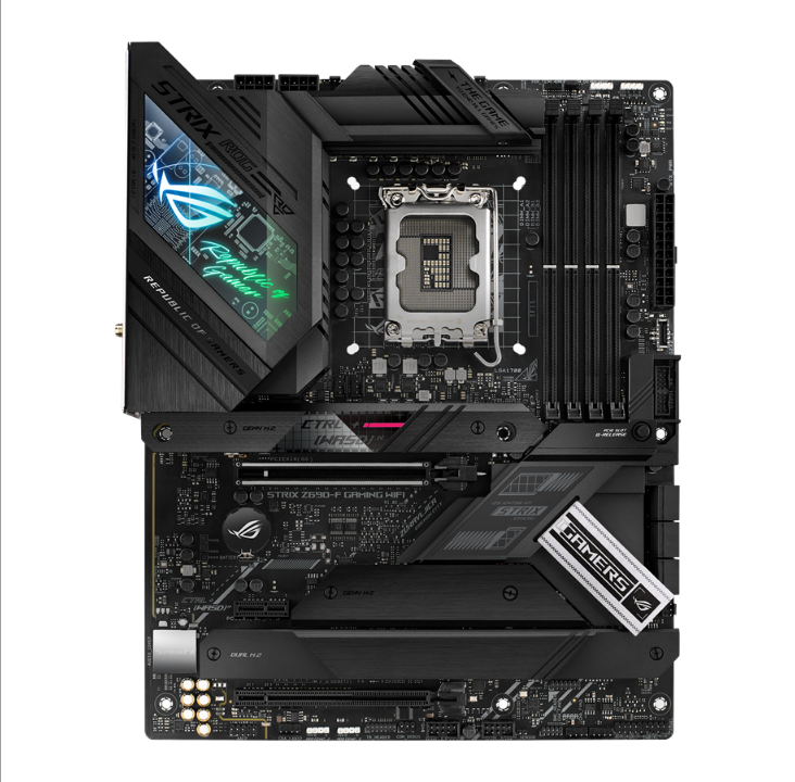 ASUS ROG STRIX Z690-F GAMING WIFI Motherboard - Intel Z690 - Intel LGA1700 socket - DDR5 RAM - ATX