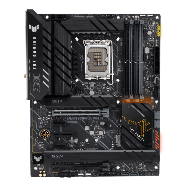 ASUS TUF GAMING Z690-PLUS WIFI D4 Motherboard - Intel Z690 - Intel LGA1700 socket - DDR4 RAM - ATX