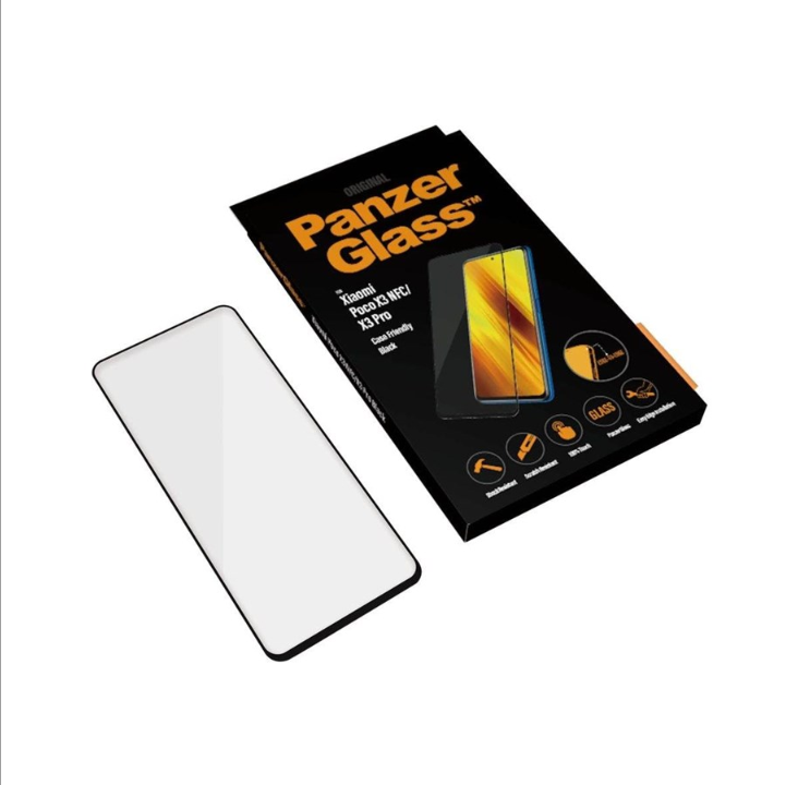PanzerGlass Xiaomi Poco X3 Screen Protector Case Friendly - Black