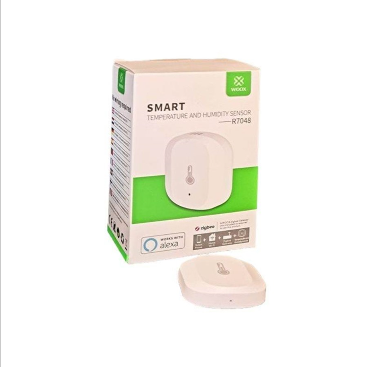 Woox R7048 - حساس درجة الحرارة والرطوبة - ZigBee 3.0