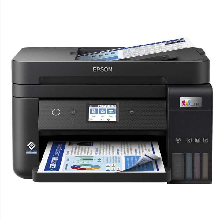 Epson EcoTank ET-4850 All in One Inkjet Printer Multifunction with Fax - Color - Ink