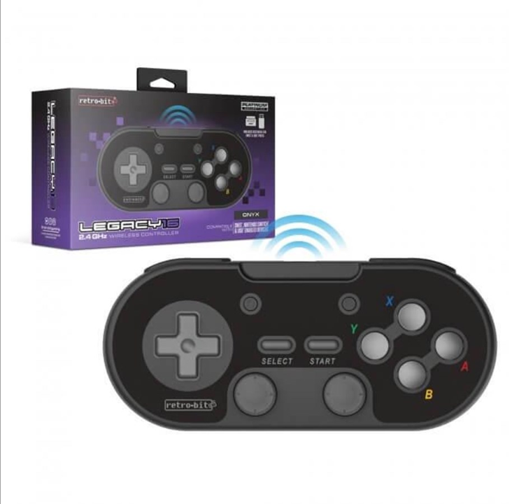 Retro-Bit Legacy 16 Wireless - Black - Gamepad - Nintendo Switch