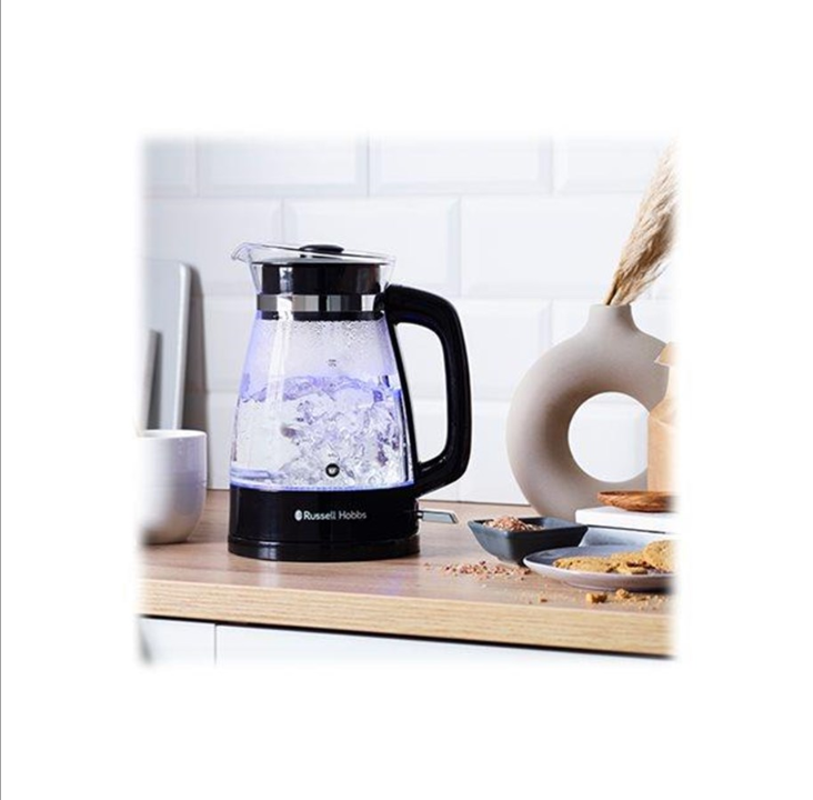 Russell Hobbs Classic Glass Kettle 26080-70 - Black - 2400 W