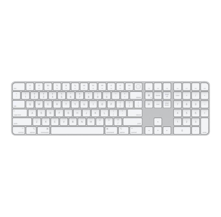 Apple Magic Keyboard with Touch ID and Numeric Keypad - Keyboard - English - White