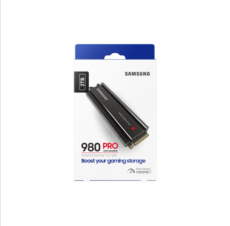 Samsung 980 Pro SSD - 1TB - With heat spreader - M.2 2280 - PCIe 4.0