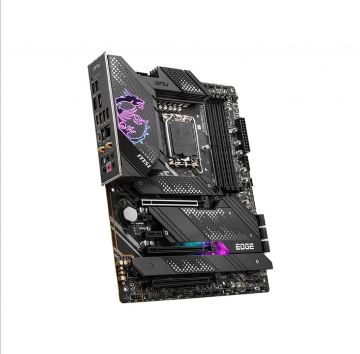 اللوحة الأم MSI MPG Z690 EDGE WIFI - Intel Z690 - مقبس Intel LGA1700 - ذاكرة الوصول العشوائي DDR5 - ATX
