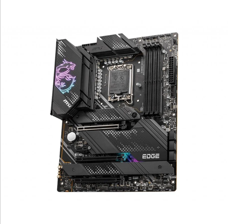 اللوحة الأم MSI MPG Z690 EDGE WIFI - Intel Z690 - مقبس Intel LGA1700 - ذاكرة الوصول العشوائي DDR5 - ATX