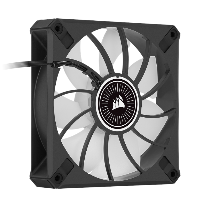 Corsair iCUE ML120 RGB ELITE Magnetic Levitation with AirGuide - Black - Chassis fan - 120mm - Black with RGB LED - 30 dBA