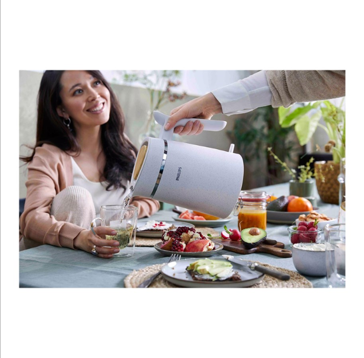 Philips Kettle Series 5000 HD9365 Eco Conscious Edition - Silk white matte - 2200 W