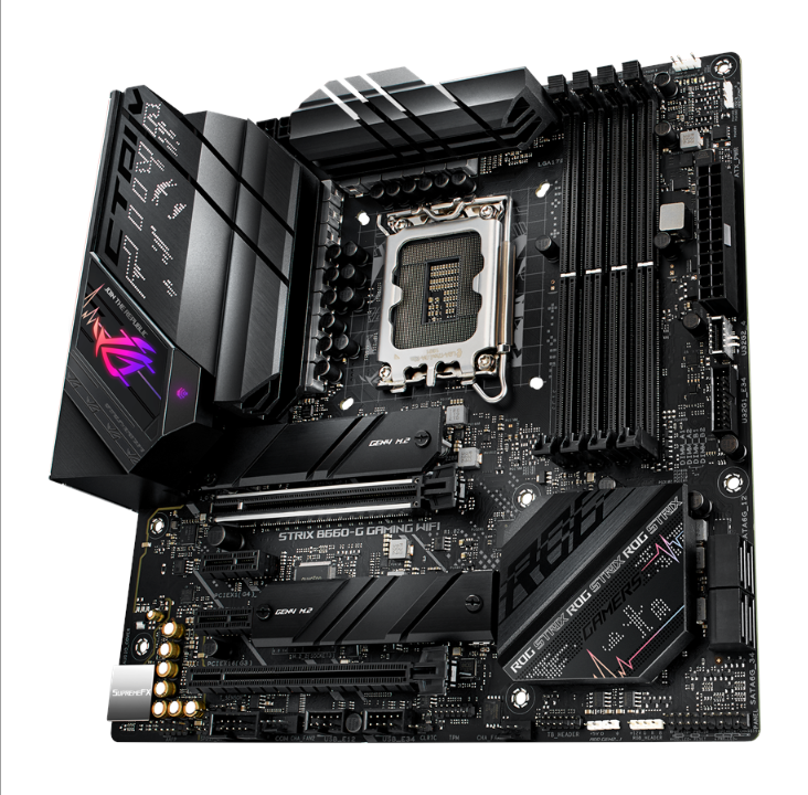ASUS ROG STRIX B660-G GAMING WIFI Motherboard - Intel B660 - Intel LGA1700 socket - DDR5 RAM - ATX