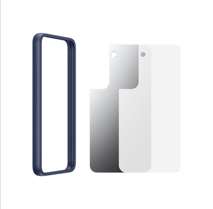Samsung Galaxy S22 Frame Cover - Navy