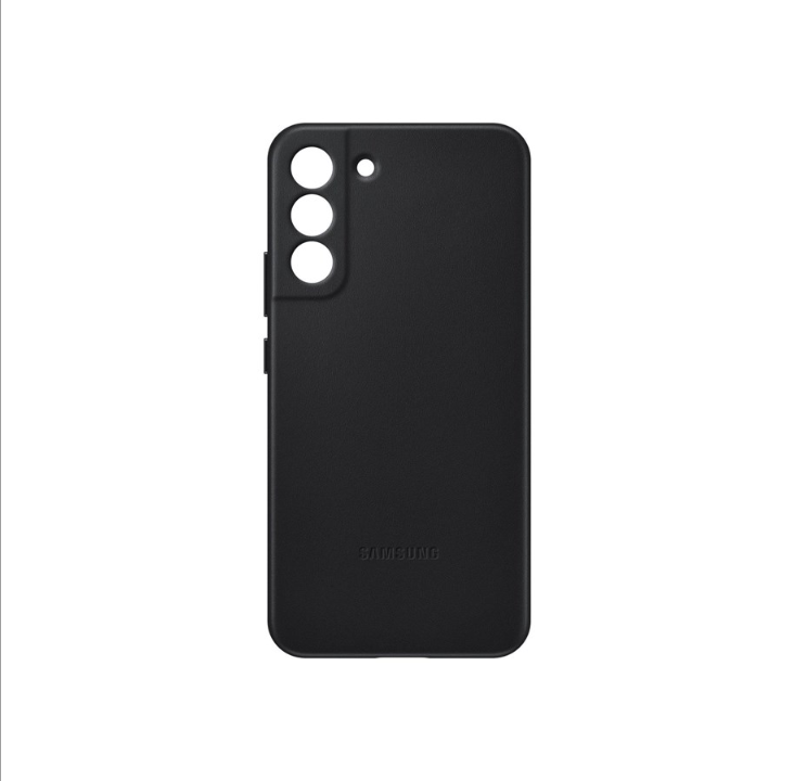 Samsung Galaxy S22 Plus Leather Cover - Black