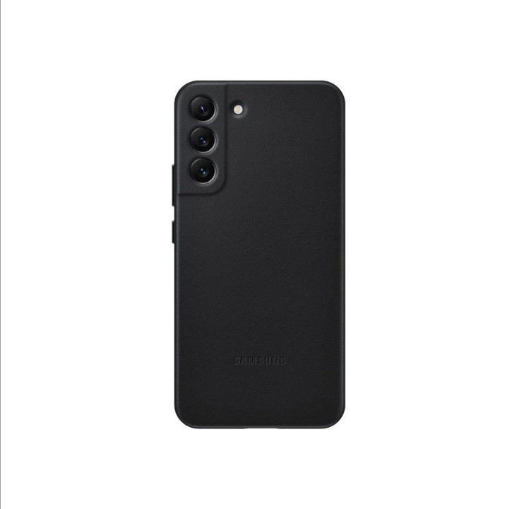 Samsung Galaxy S22 Plus Leather Cover - Black