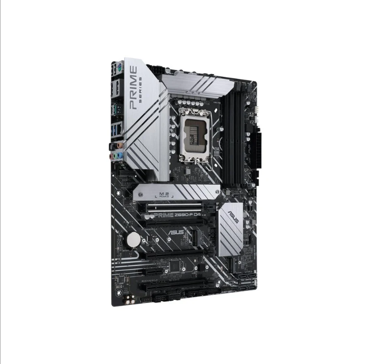 اللوحة الأم ASUS PRIME Z690-P D4-CSM - Intel Z690 - مقبس Intel LGA1700 - ذاكرة الوصول العشوائي DDR4 - ATX