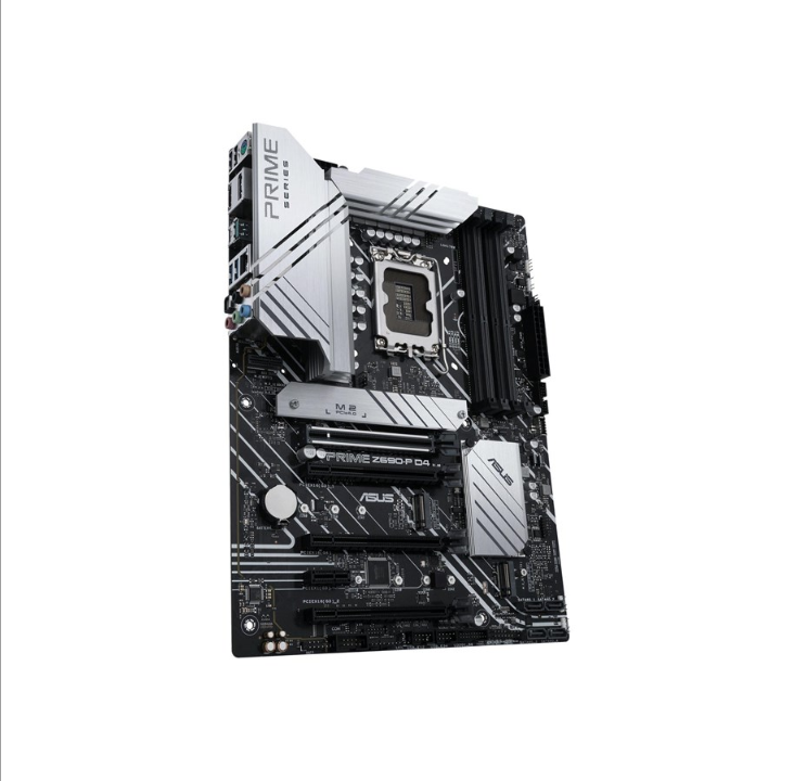 اللوحة الأم ASUS PRIME Z690-P D4-CSM - Intel Z690 - مقبس Intel LGA1700 - ذاكرة الوصول العشوائي DDR4 - ATX