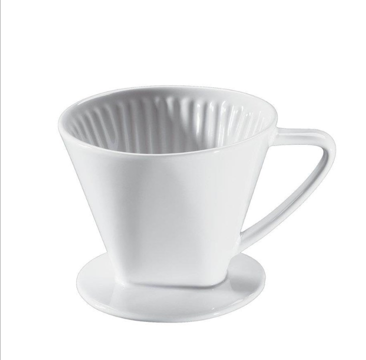 Cilio Coffee funnel porcelain size 2 white