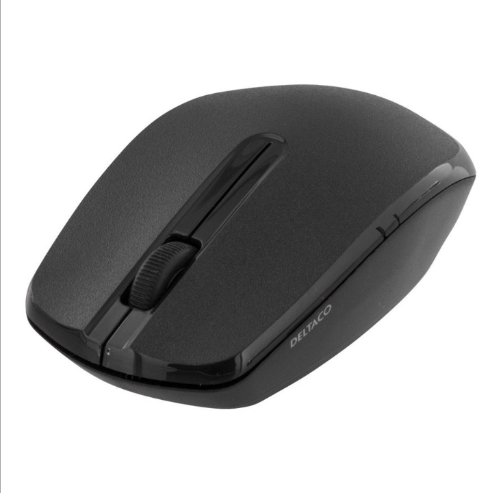 Deltaco MS-798 - Mouse optical 3 buttons wireless - Mouse - Optic - 3 buttons - Black