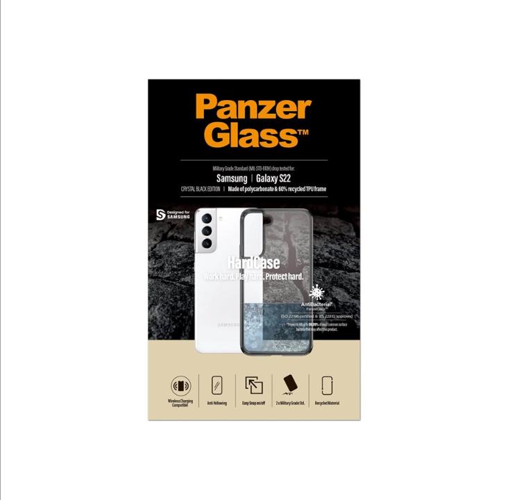 PanzerGlass Samsung Galaxy S22 - حافظة صلبة مضادة للبكتيريا