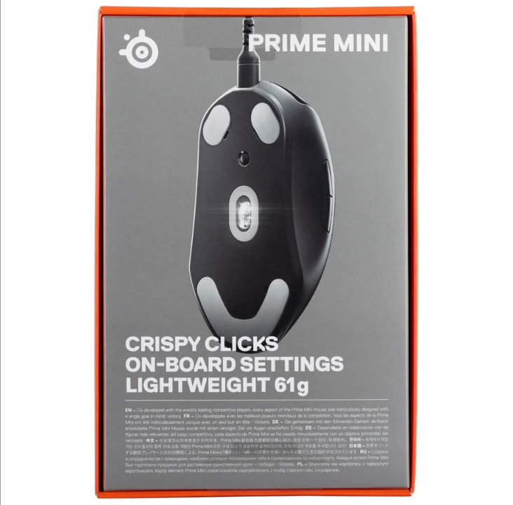 SteelSeries Prime Mini - Mouse - Optic - 5 buttons - Black