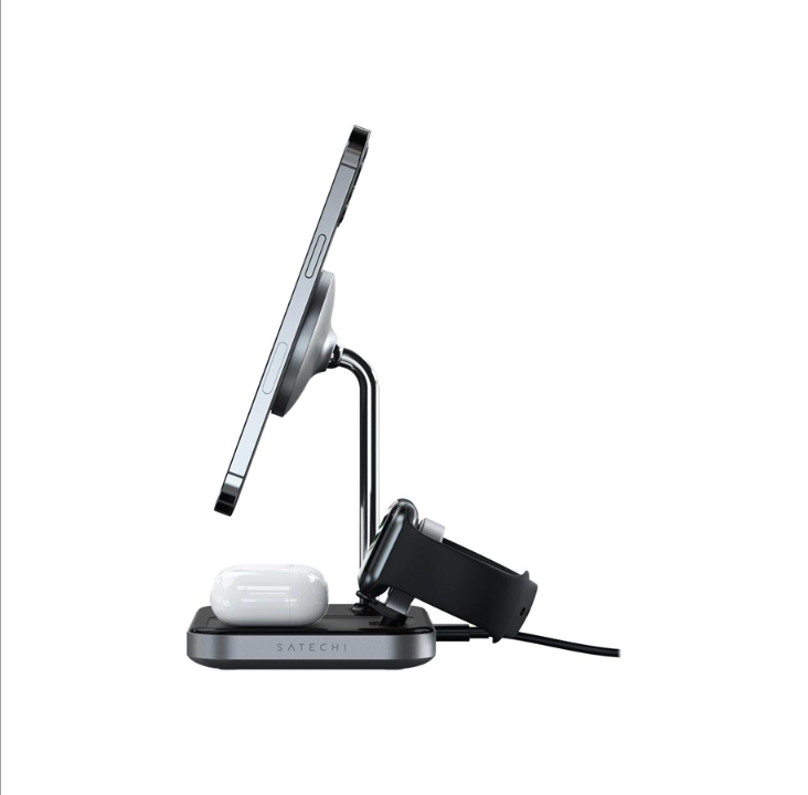 Satechi 3-in-1 Magnetic Wireless Charging Stand