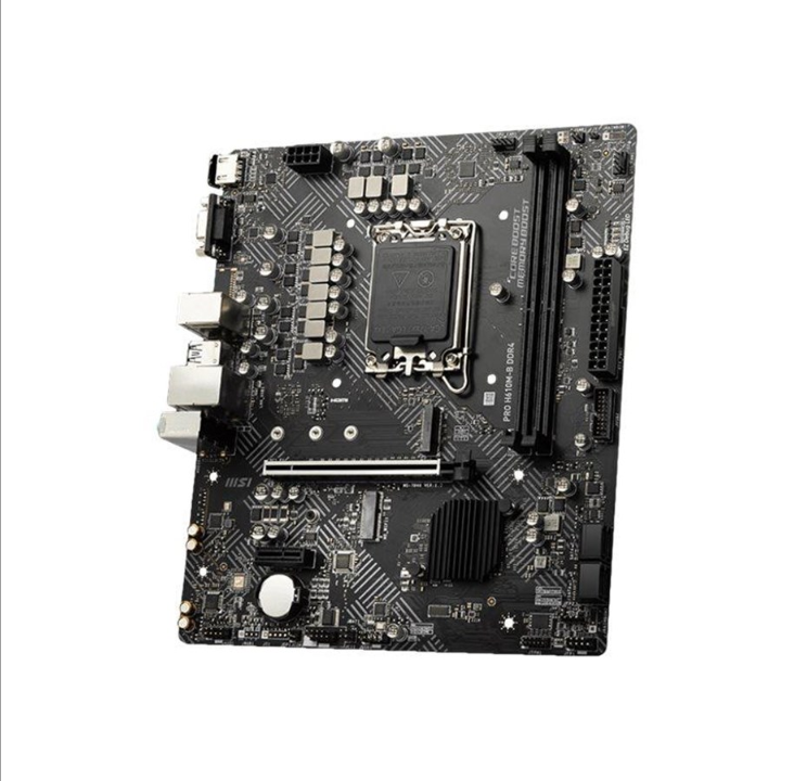 MSI PRO H610M-G DDR4 - motherboard - micro ATX - LGA1700 Socket - H610 Motherboard - Intel H610 - Intel LGA1700 socket - DDR4 RAM - Micro-ATX