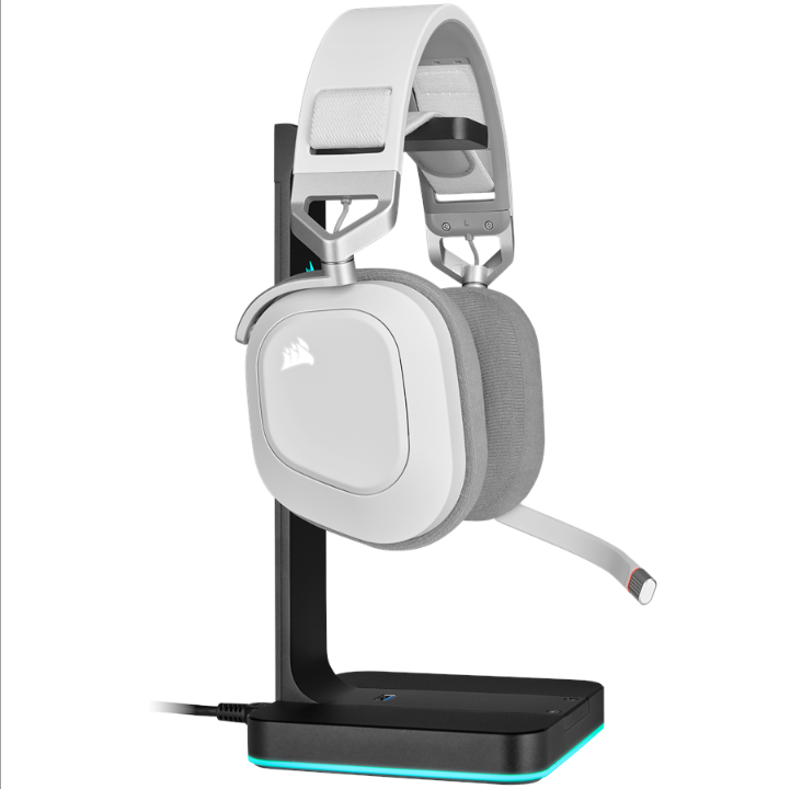 Corsair HS80 RGB Wireless - White