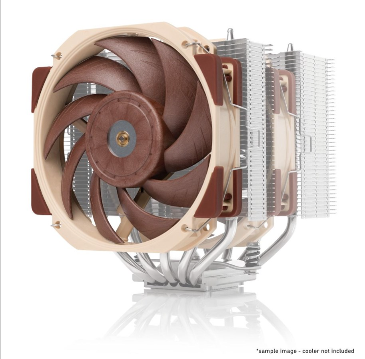 Noctua NF-A12x25r PWM - Chassis fan - 120mm - Brown - 23 dBA