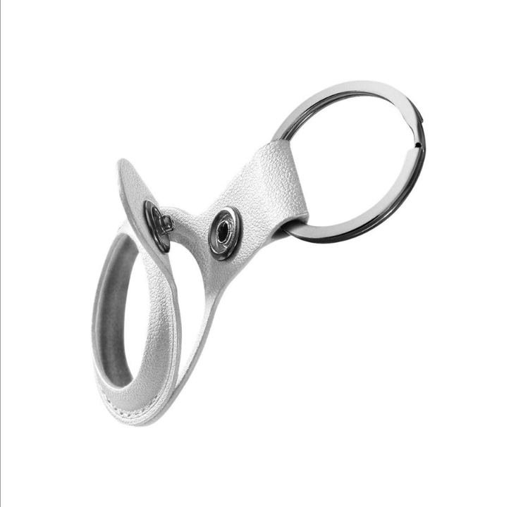 Deltaco Apple AirTag case keychain vegan leather