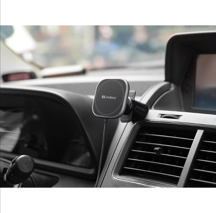 Sandberg In Car Wireless Magnetic Charger 15W
